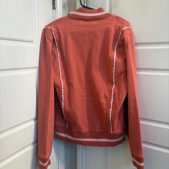 Maanaki Kai Denim Track Jacket in Salmon Size Small - Picture 4 of 4